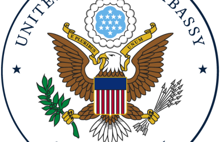 Seal of the U.S. Embassy in Stockholm.